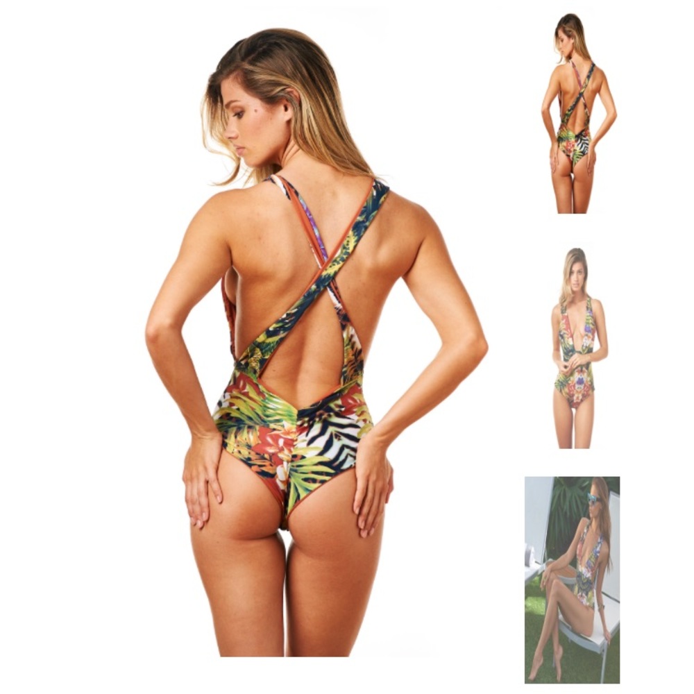 Montce Swim SAFARI VAGABOND REVERSIBLE MONOKINI